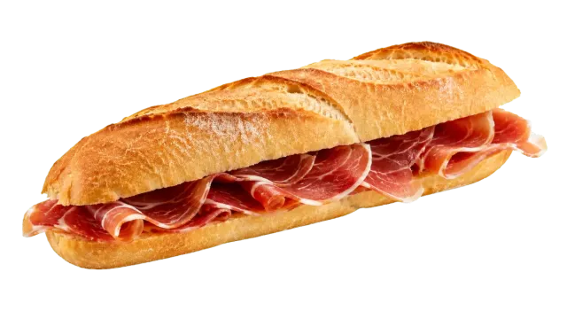 Bocadillo de jamón ibérico